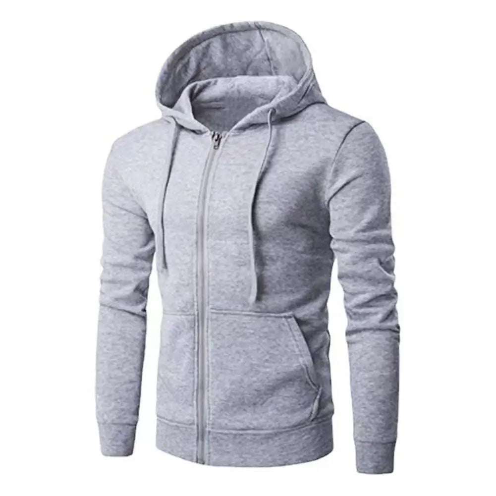 Autumn Men Sweatshirts Long Sleeve Jacket Hoodie Zipper