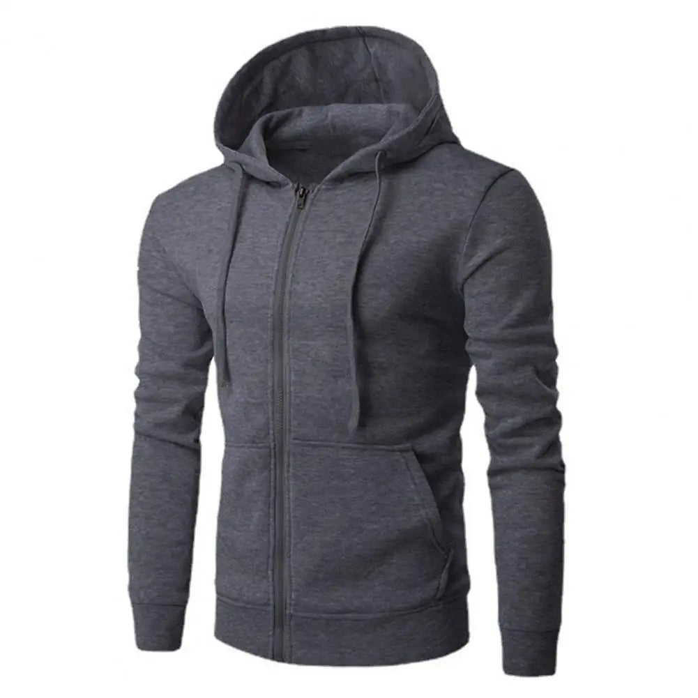 Autumn Men Sweatshirts Long Sleeve Jacket Hoodie Zipper